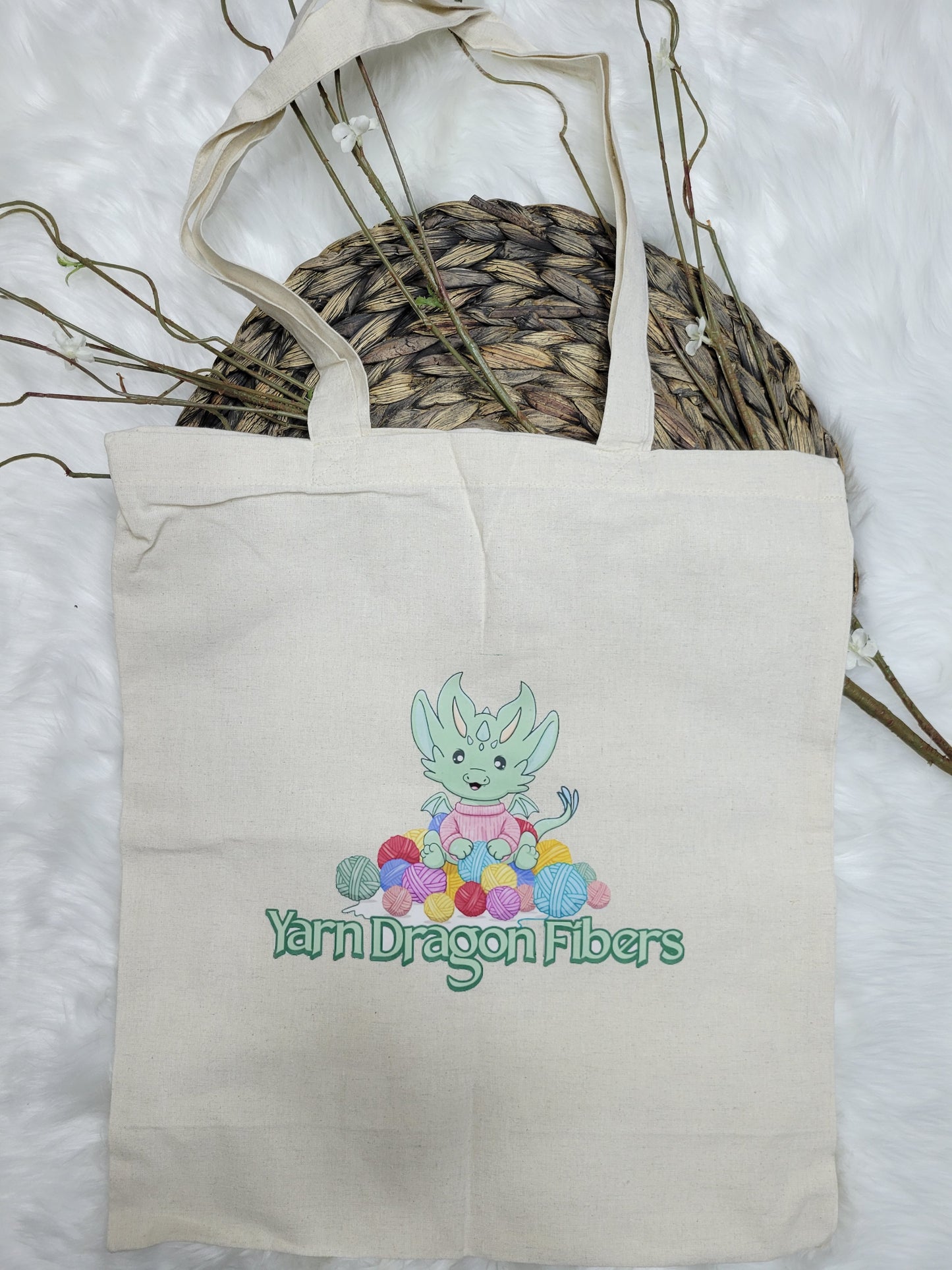 Yarn Dragon Fibers Cotton Project Bag