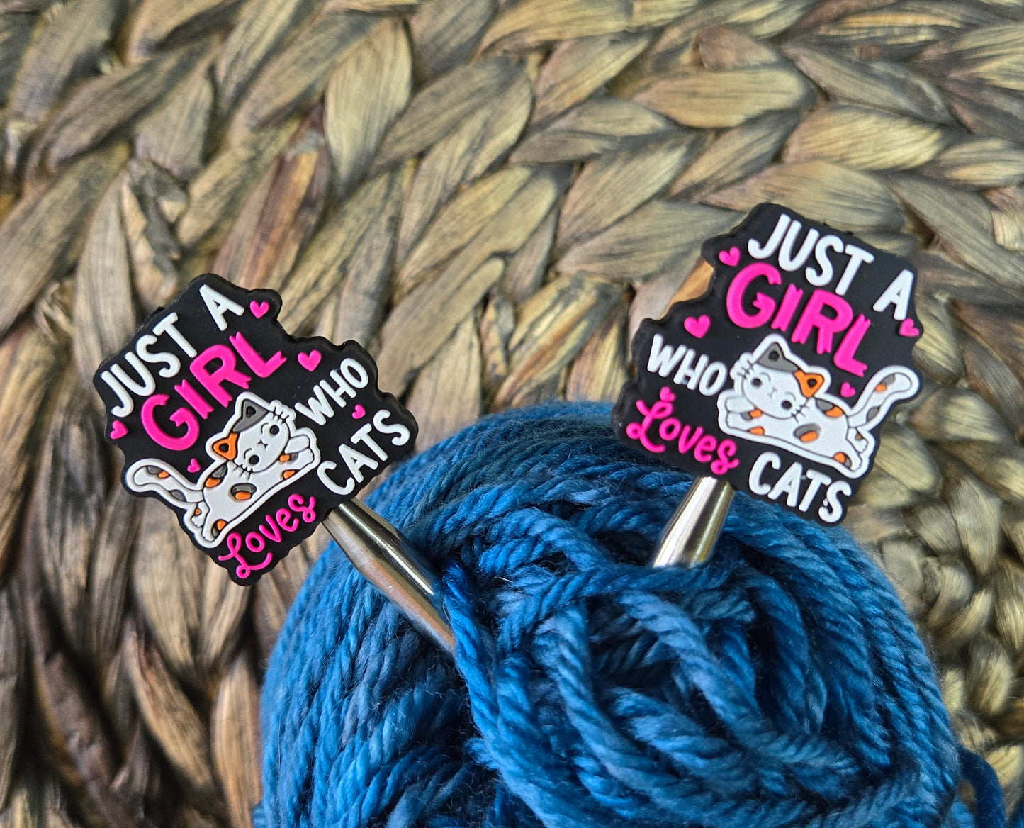 Stitch Stoppers/Point Protectors - Girls Love Cats