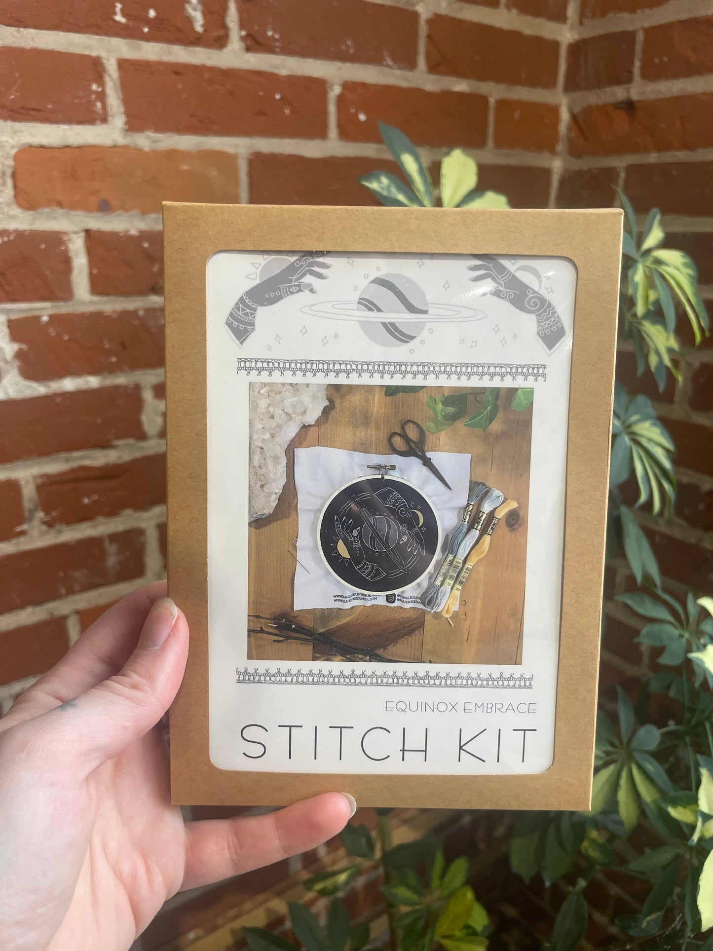 DIY Stitch Kit - Equinox Embrace - Embroidery Kit