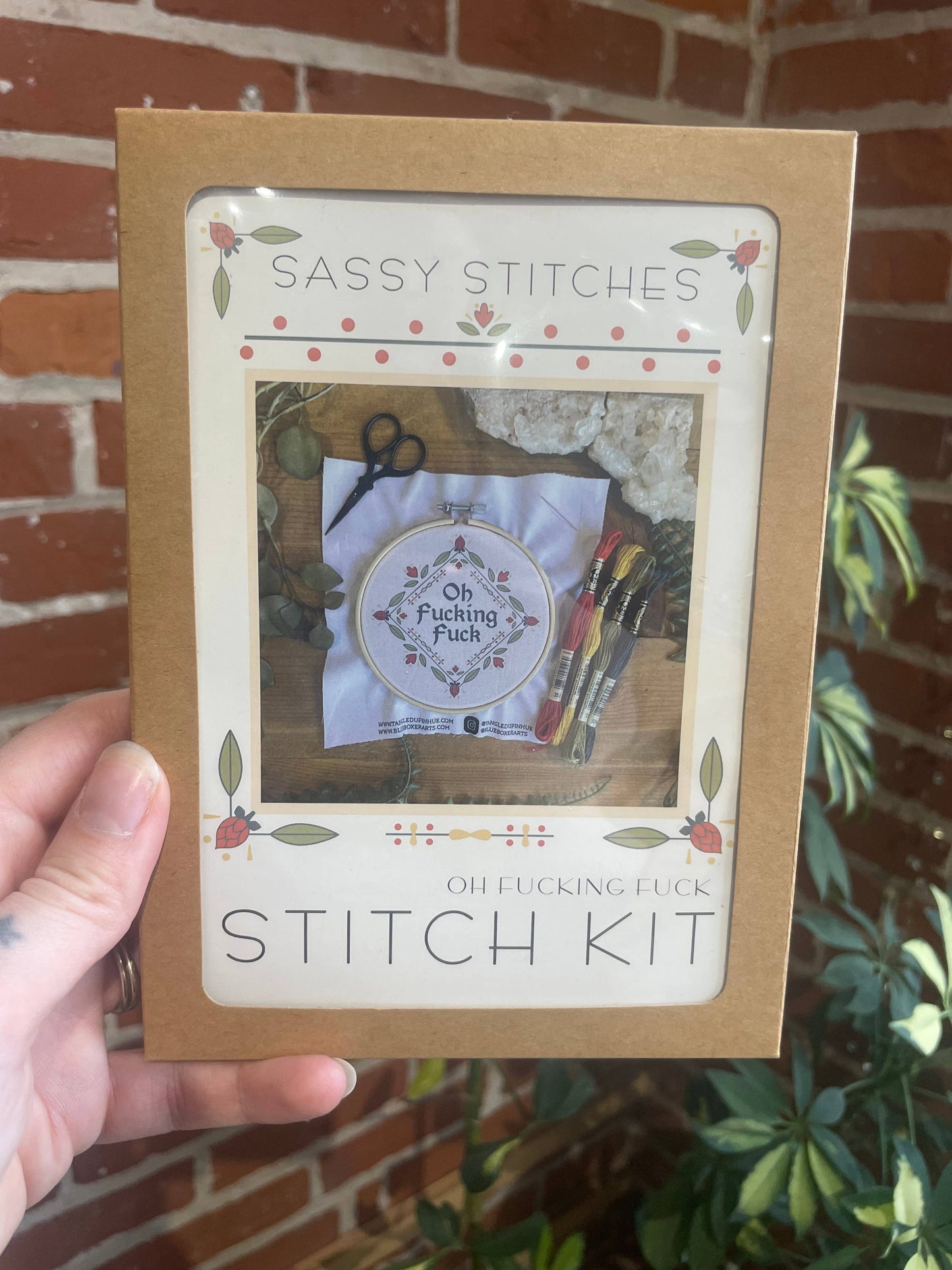 DIY Stitch Kit - Oh Fucking Fuck Embroidery Kit