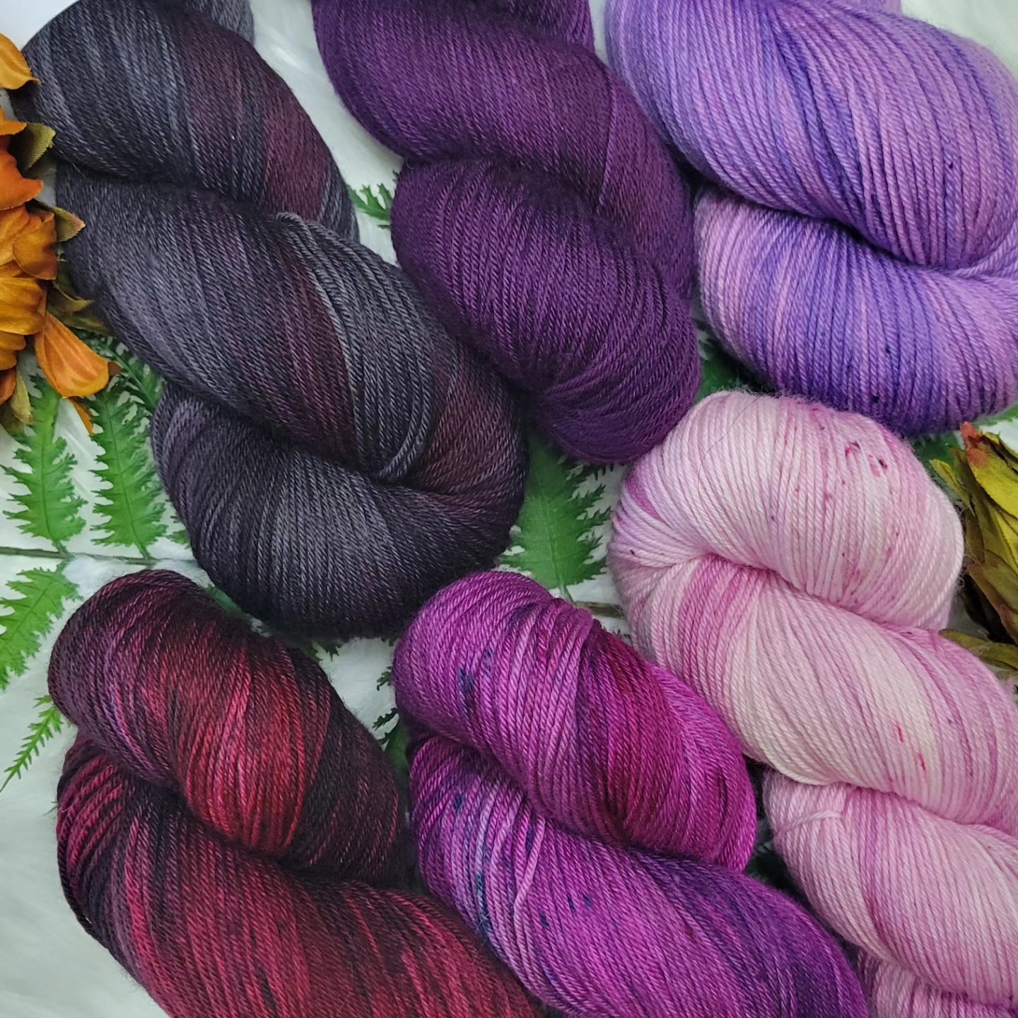 PRE-ORDER Hand Dyed Yarn - Nevermore Collection