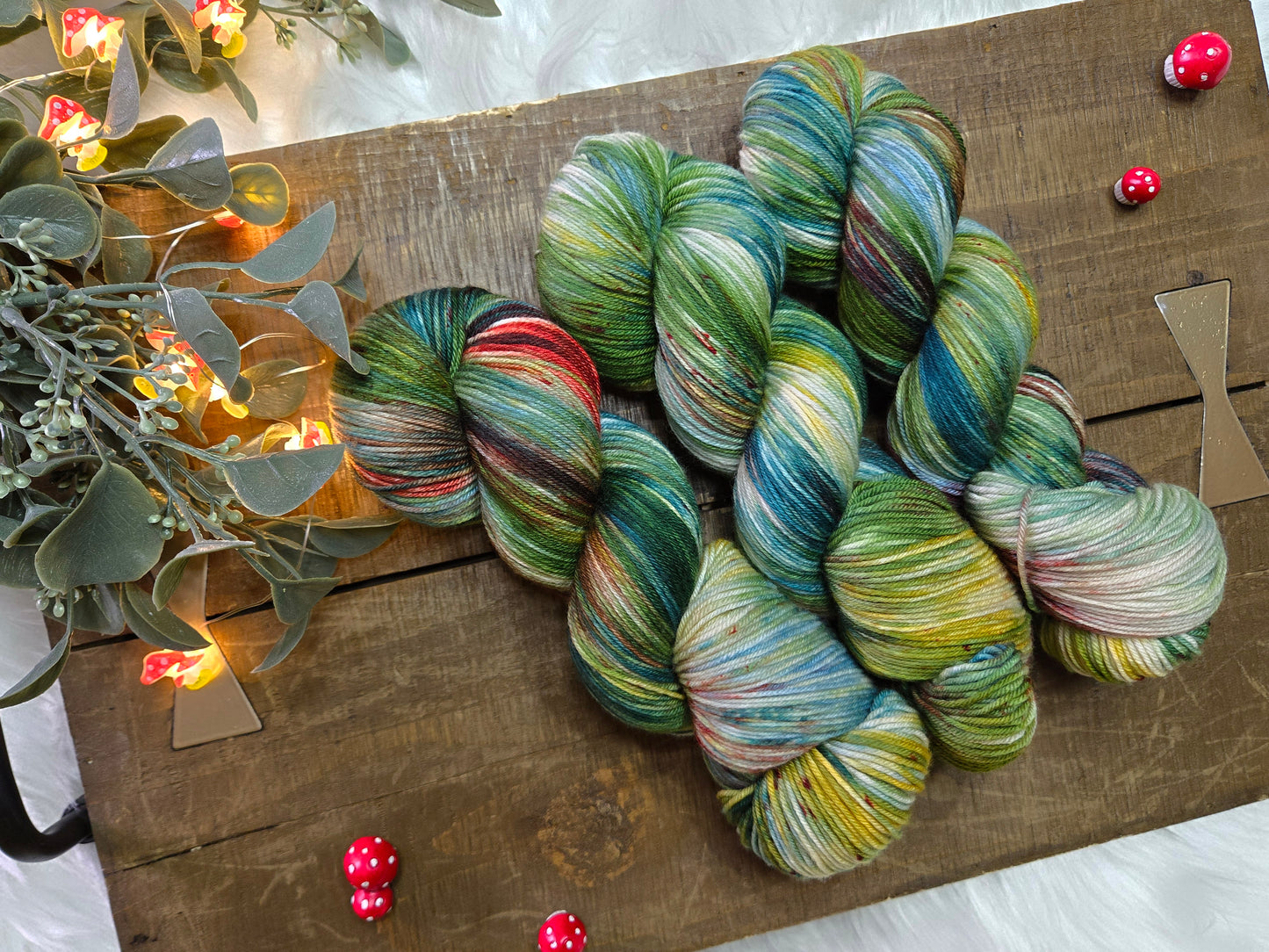 Hand Dyed Yarn - Enchanted Forest