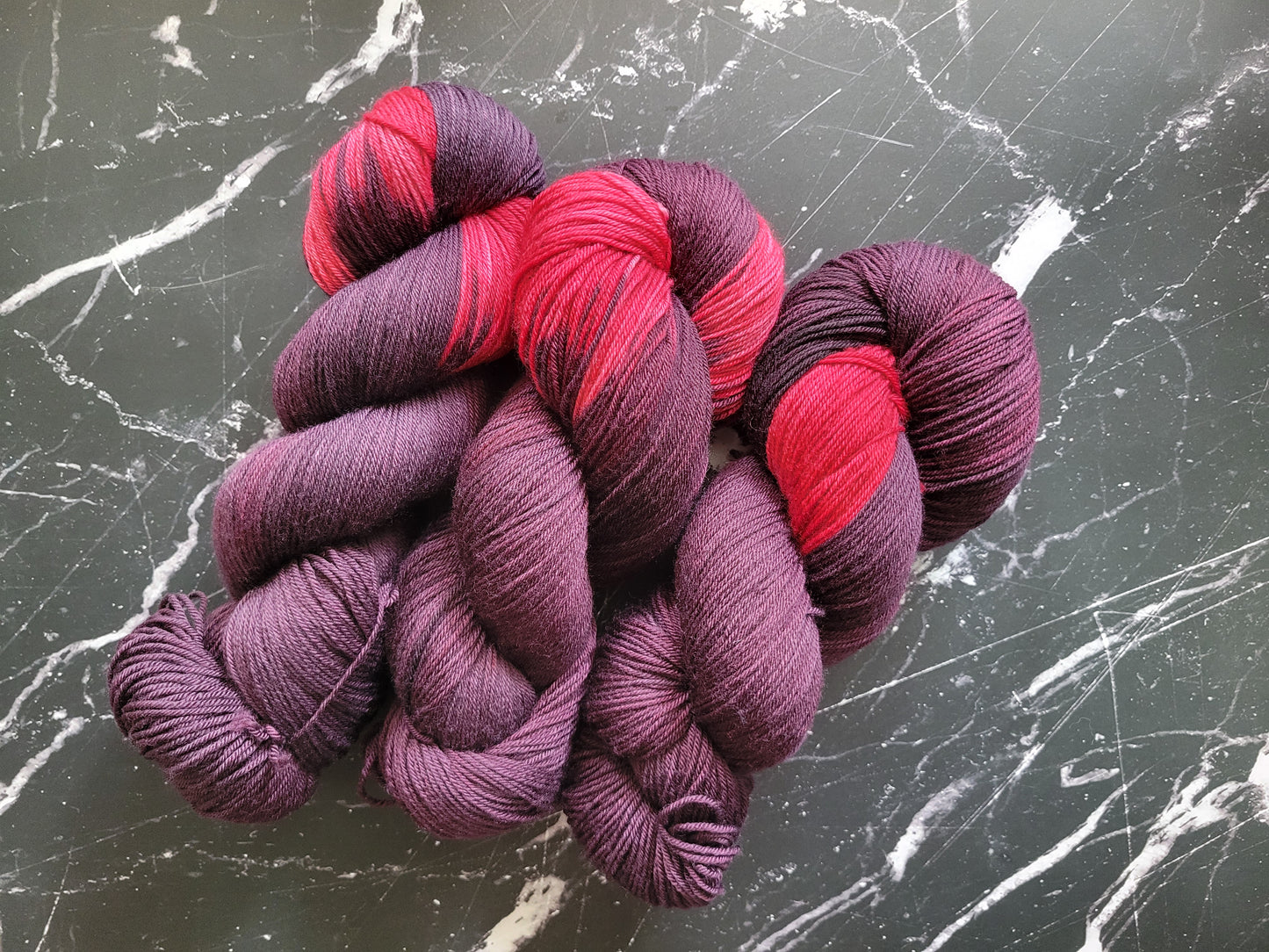 Hand Dyed Yarn - Sandy Claws