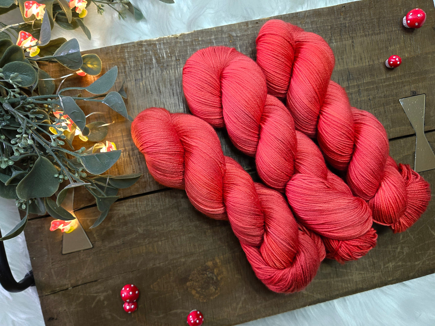 Hand Dyed Yarn - Toadstool