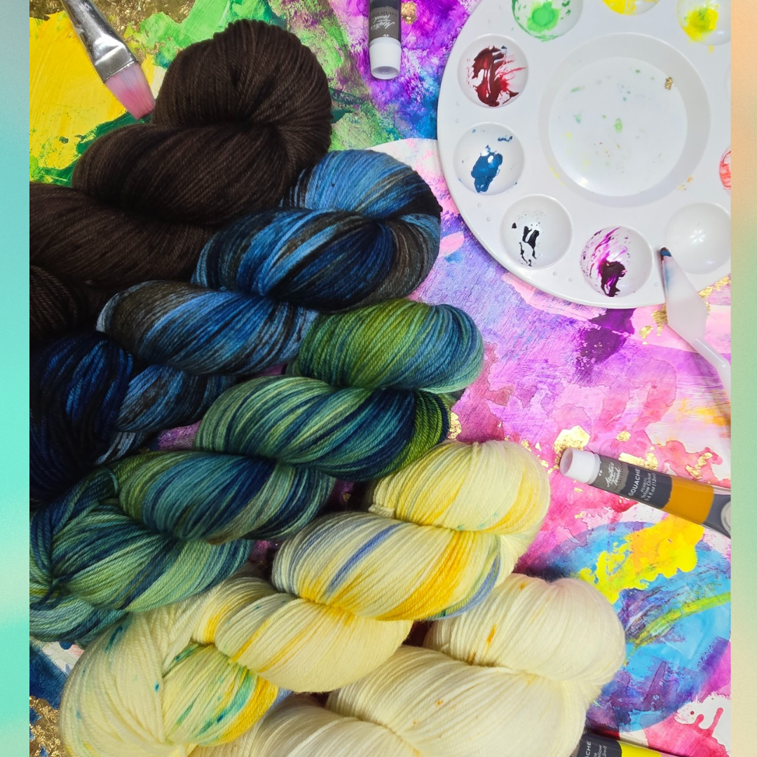 Hand Dyed Yarn & Fiber - Nocturne