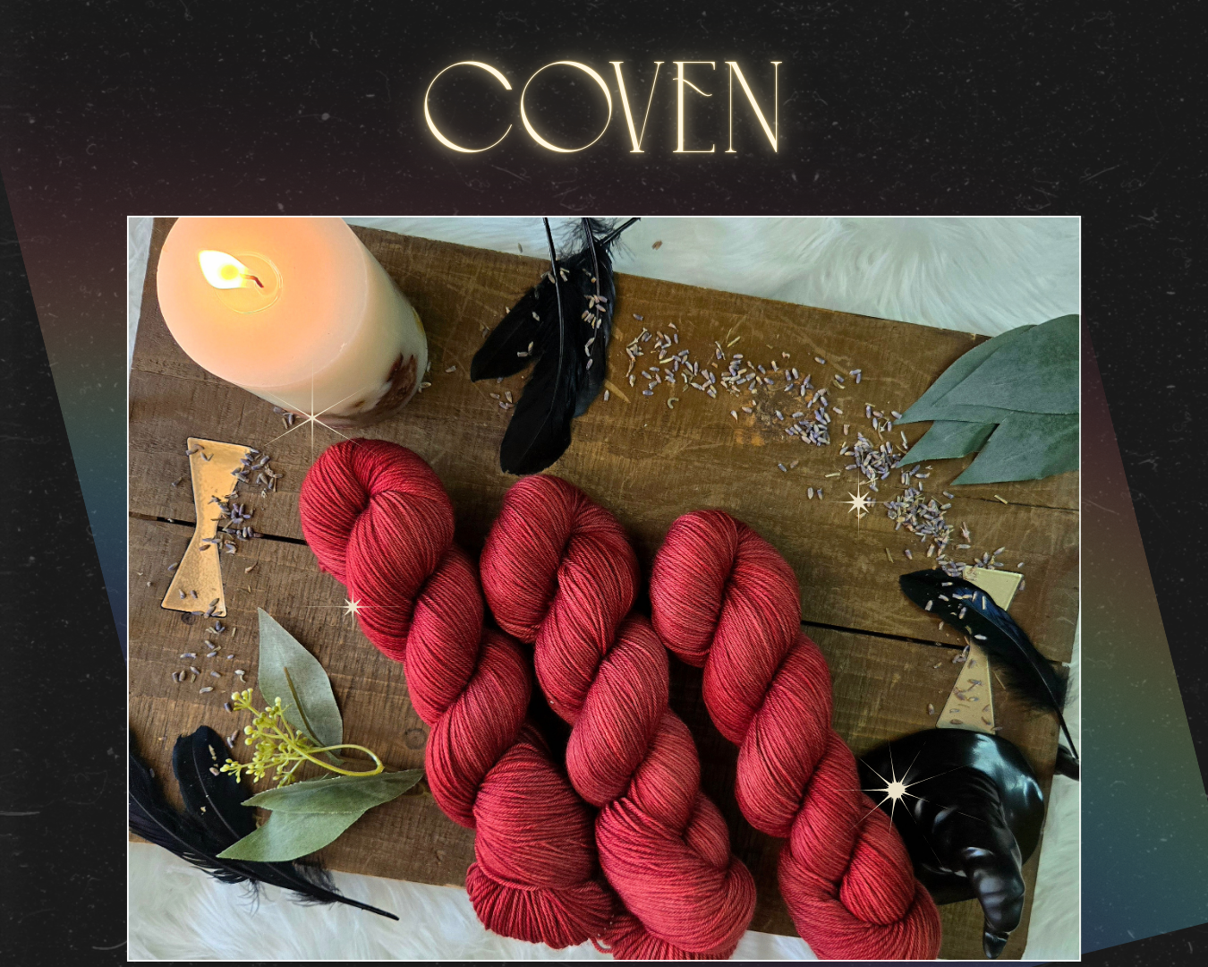 PRE-ORDER Hand Dyed Yarn - Practical Magic Collection