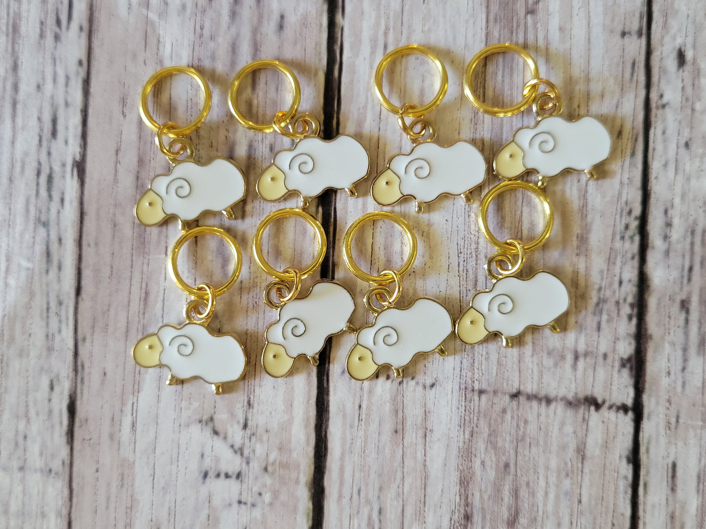 Stitch Markers - Sheep Set of 8
