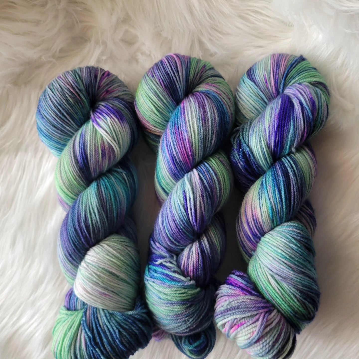 Hand Dyed Yarn - Northern Lights