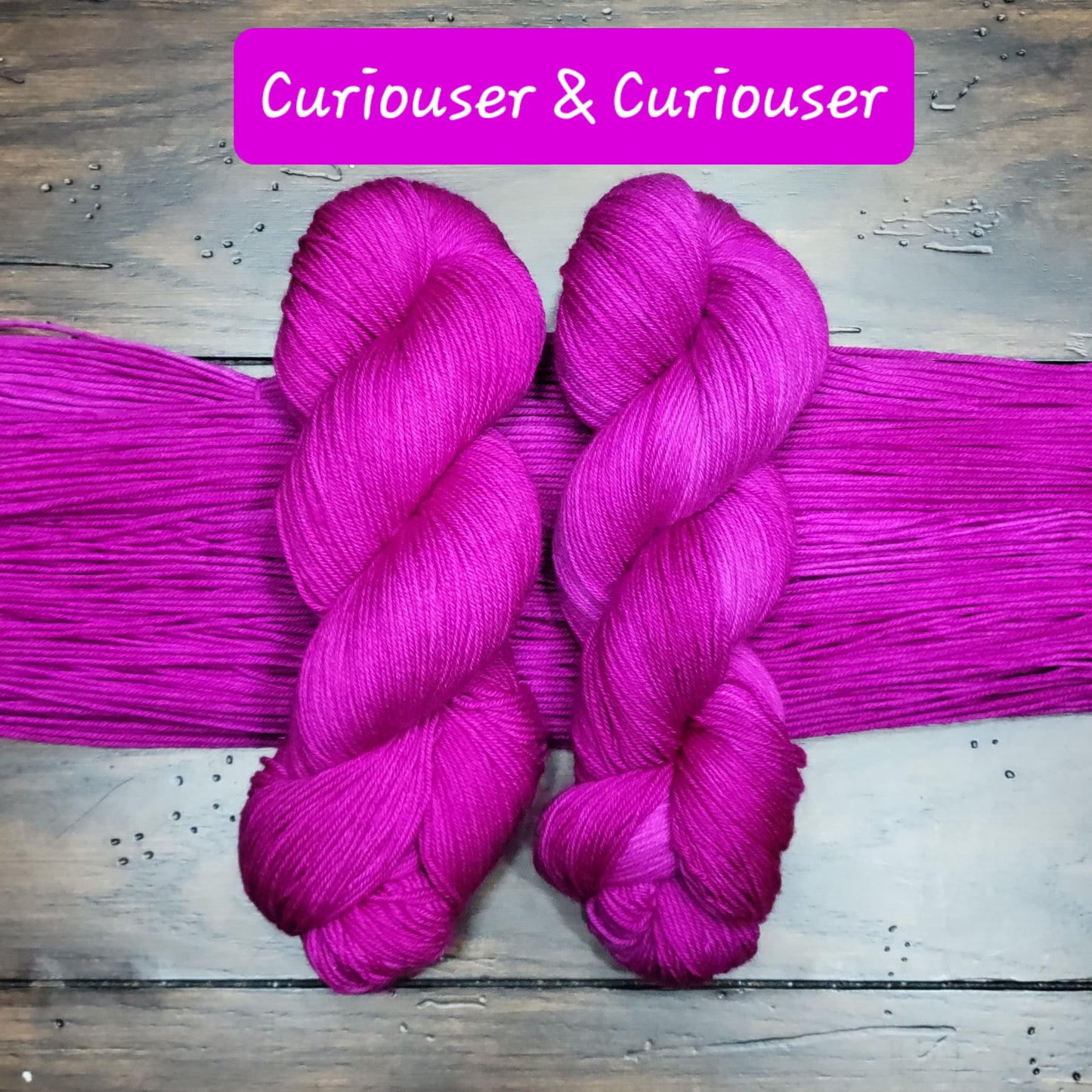 PRE-ORDER Hand Dyed Yarn - Alice in Wonderland Collection