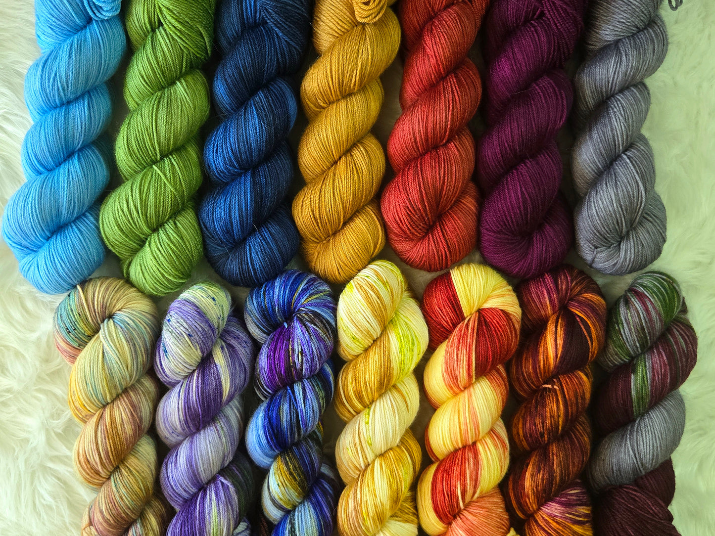 PRE-ORDER Hand Dyed Yarn - Practical Magic Collection