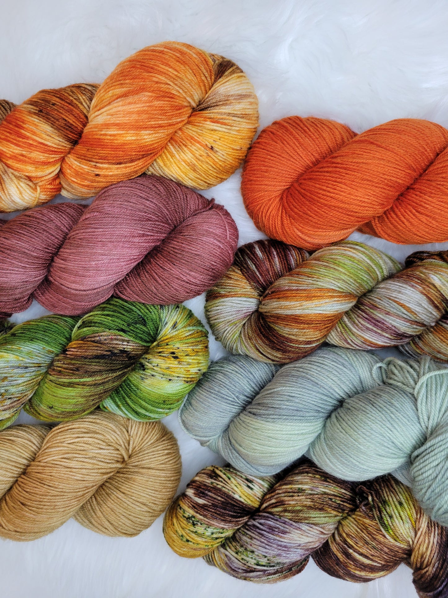 Hand Dyed Yarn - Pedro Pascal Appreciation Collection (8) Mini Skein Set