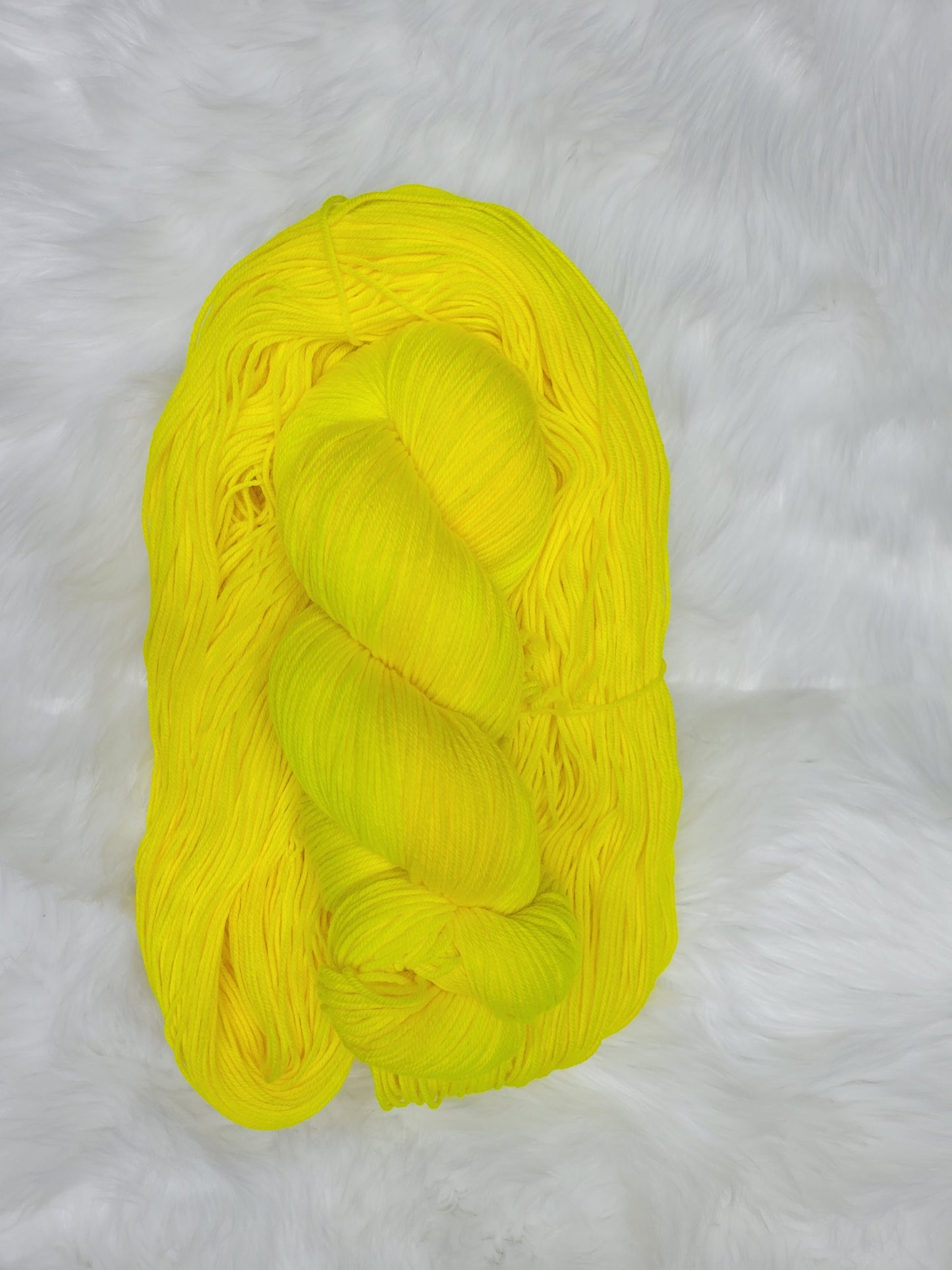 Hand Dyed Yarn - Neon Sunshine