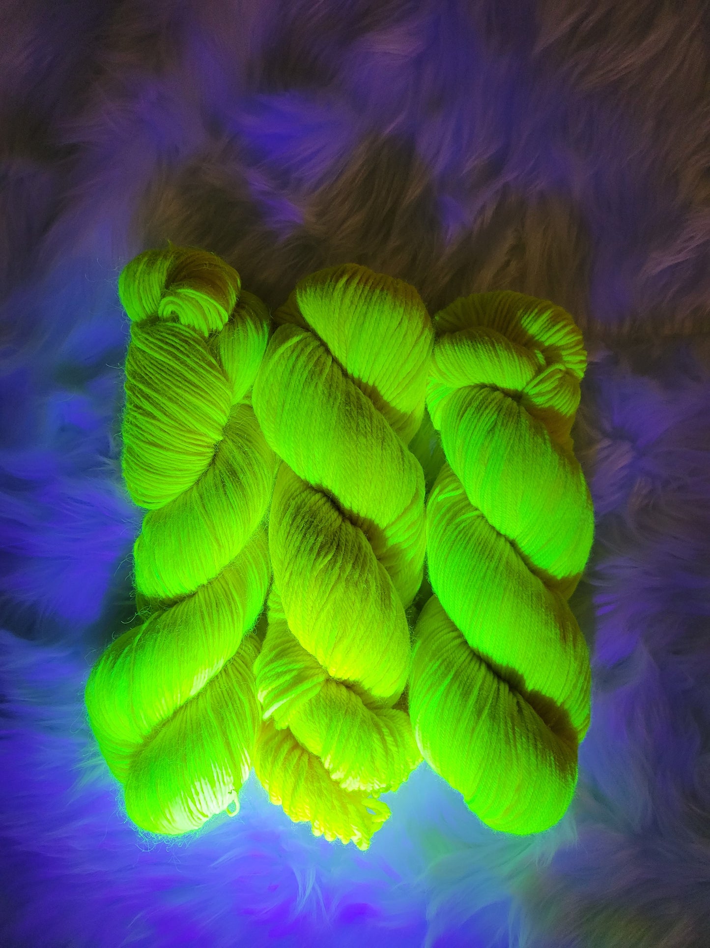 Hand Dyed Yarn - Neon Sunshine