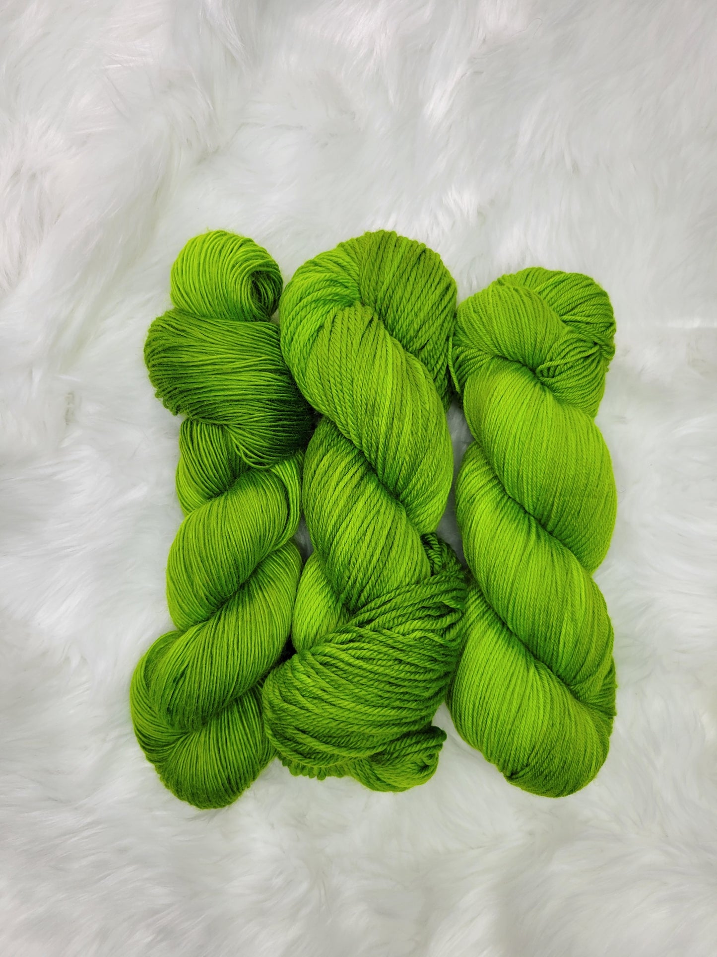 Hand Dyed Yarn - Limealicious