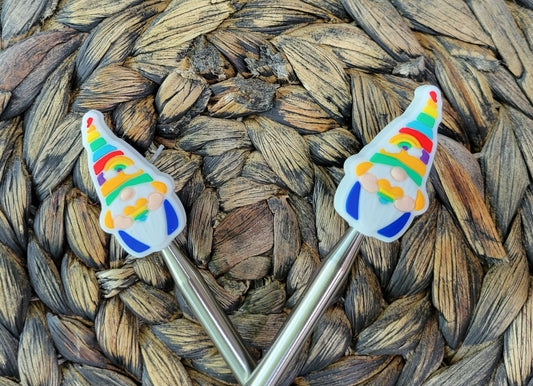 Stitch Stoppers/Point Protectors - Rainbow Gnome