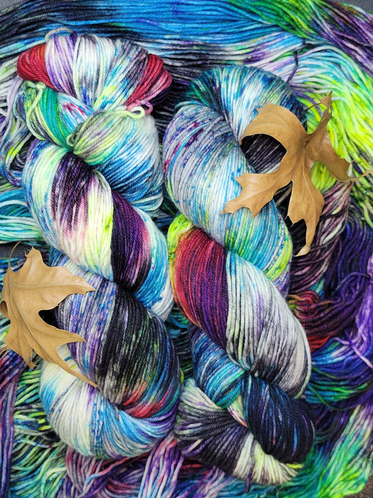 Hand Dyed Yarn - The Ghost with the Most