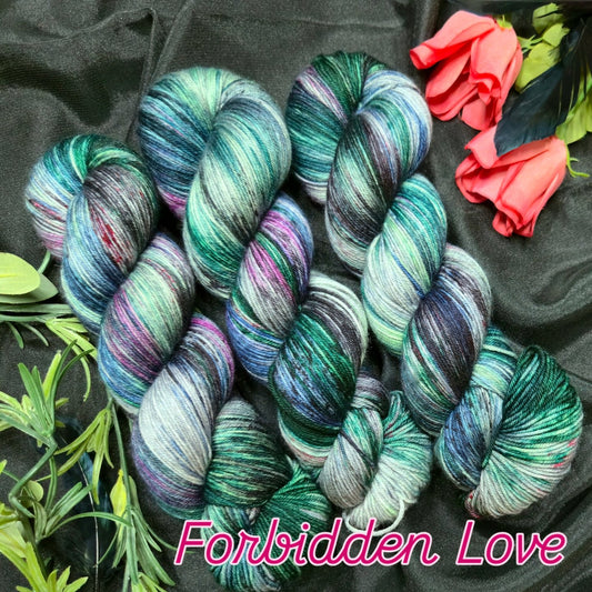 Hand Dyed Yarn & Fiber - Forbidden Love