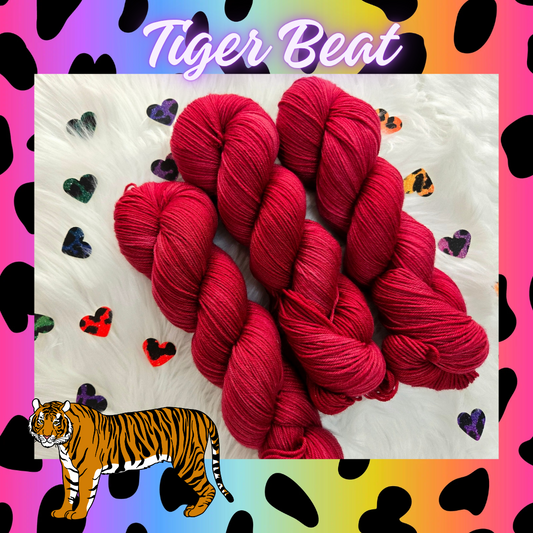 Hand Dyed Yarn - Tiger Beat