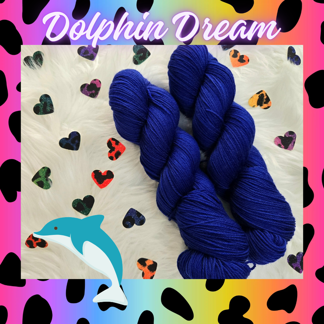 Hand Dyed Yarn - Dolphin Dream