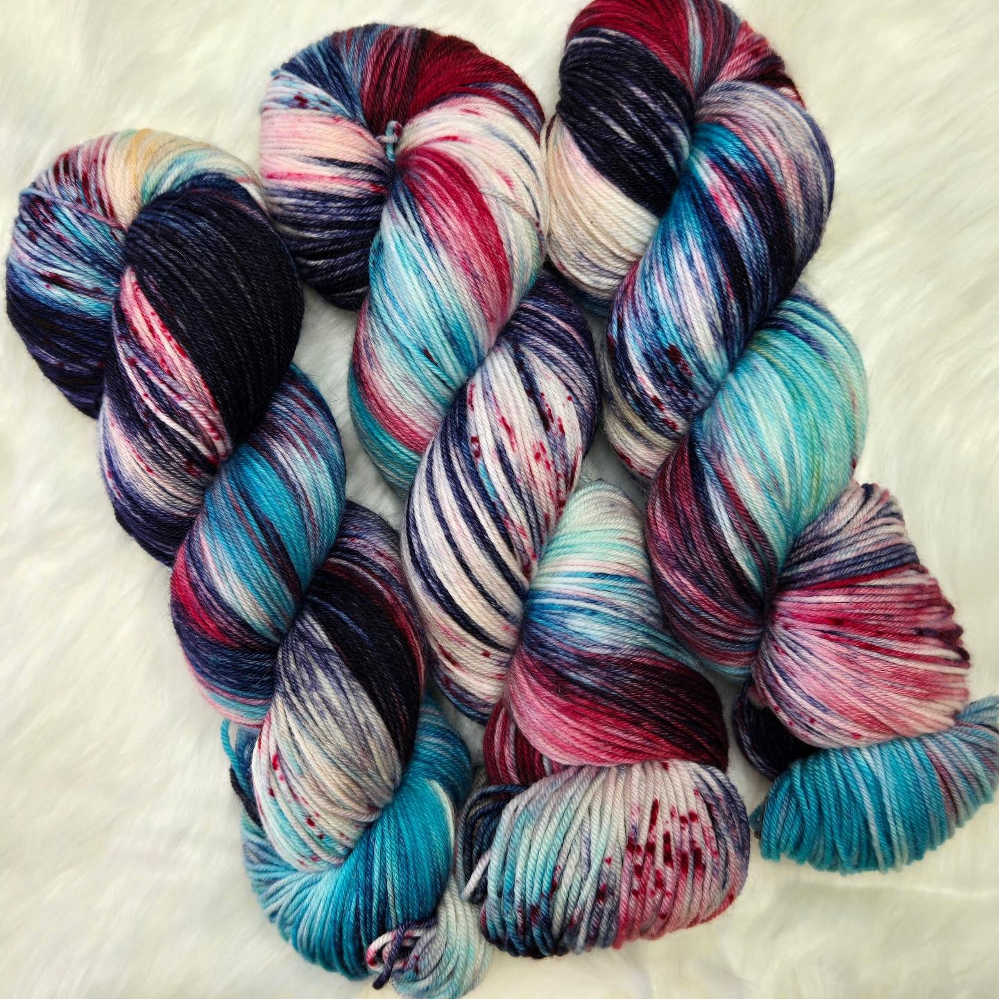 Hand Dyed Yarn - Christmas in July