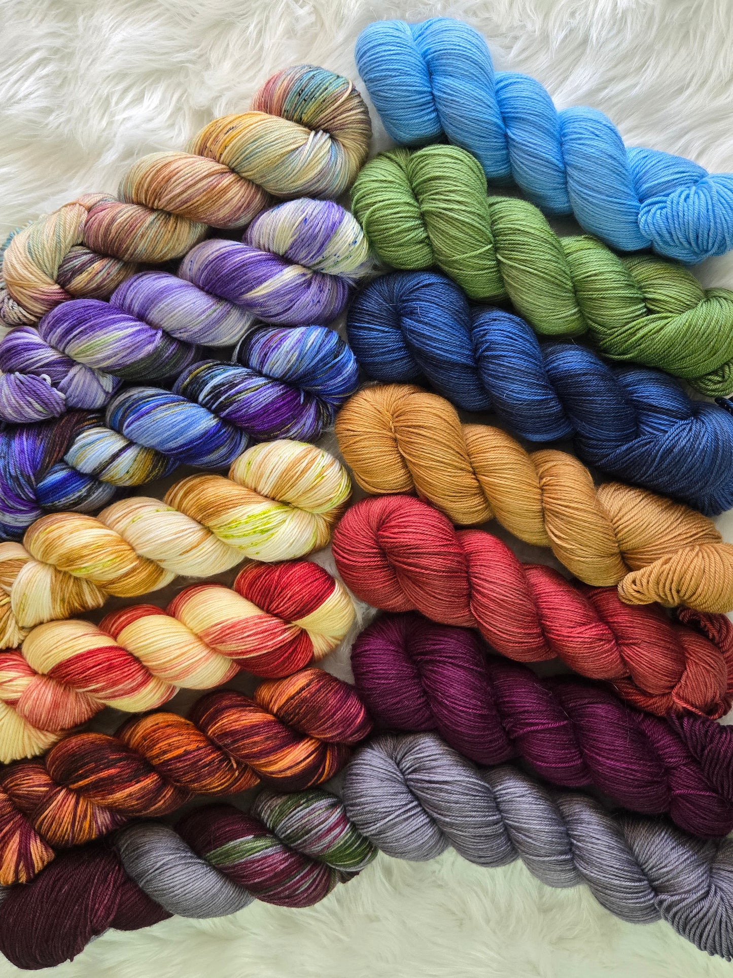 Hand Dyed Yarn & Fiber - Always On My Mind