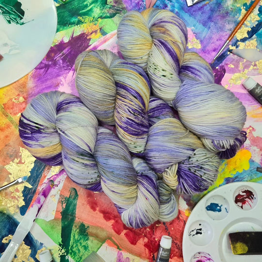 Hand Dyed Yarn - Iris