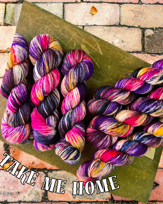 Hand Dyed Yarn & Fiber - Take Me Home