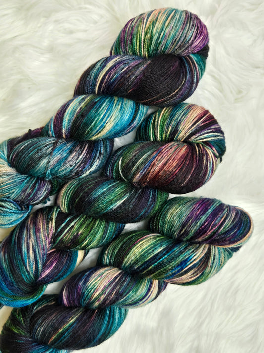 Hand Dyed Yarn - Spooky Delight