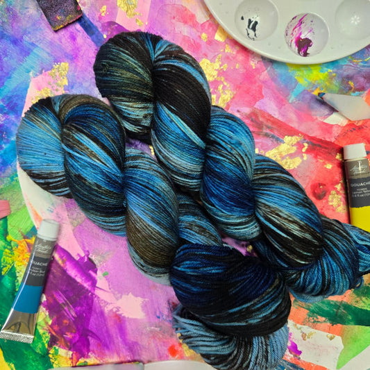 Hand Dyed Yarn - Nocturne