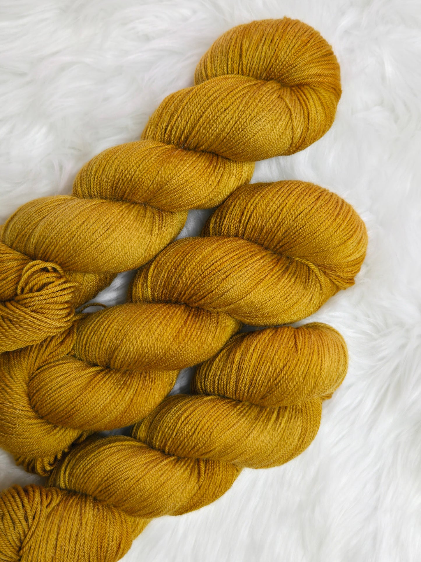 Hand Dyed Yarn - All That Glitters Is Gold