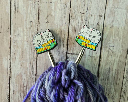 Stitch Stoppers/Point Protectors - Book Kitty