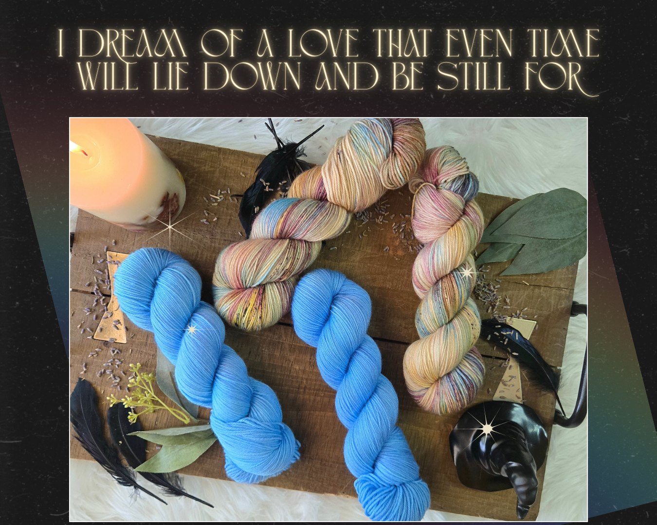 Hand Dyed Yarn & Fiber - Be Still