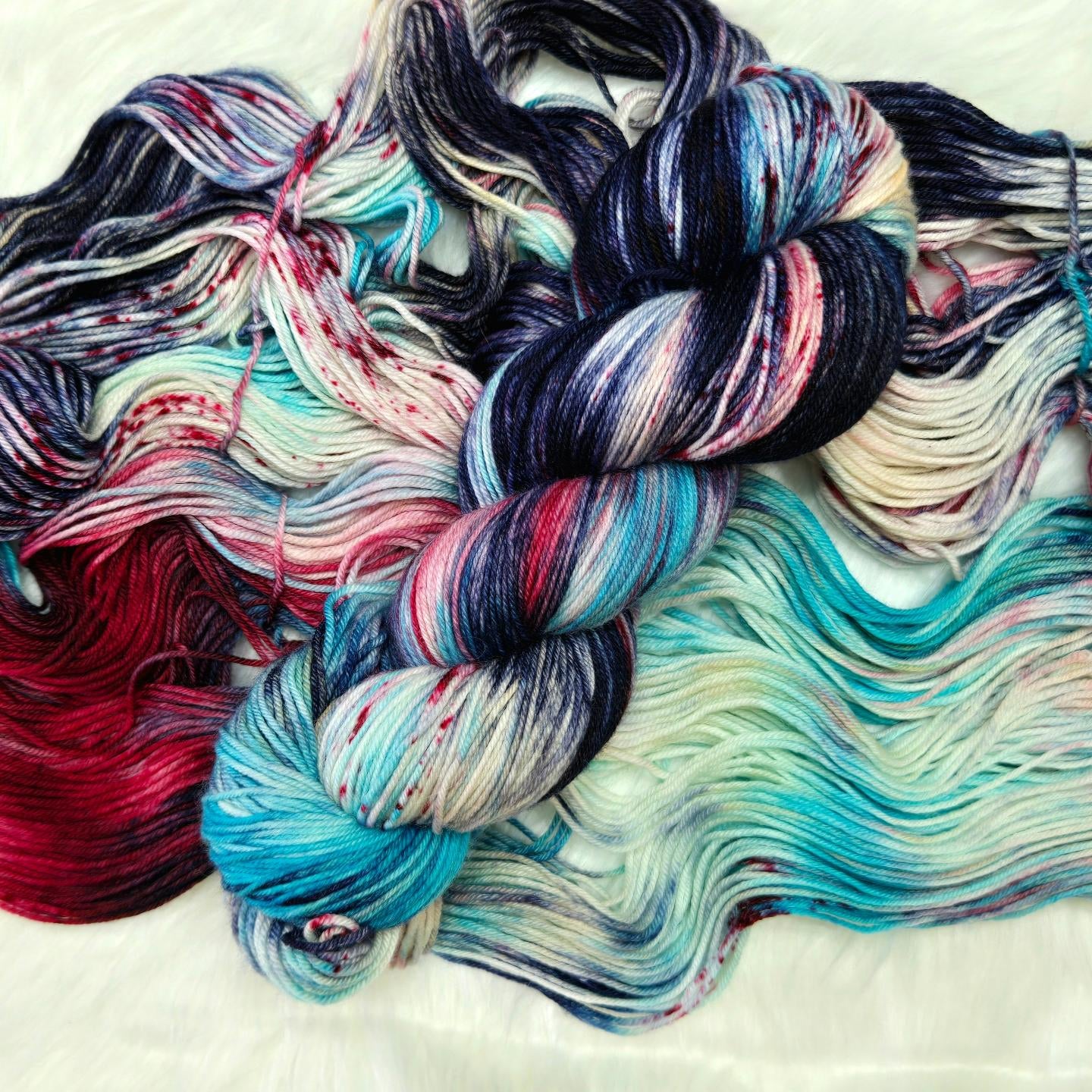 Hand Dyed Yarn - Christmas in July