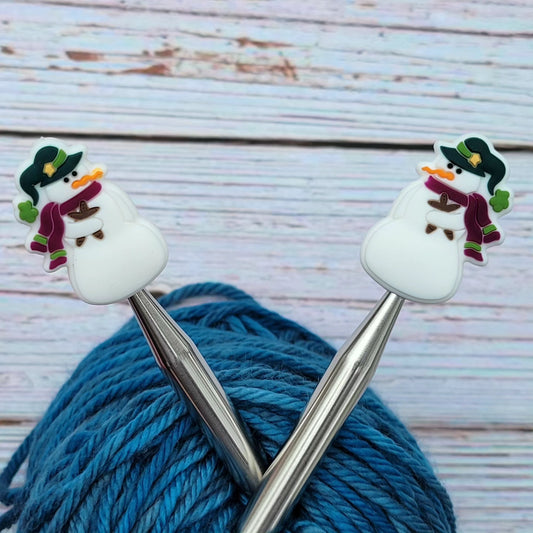 Stitch Stoppers/Point Protectors - Snowmen