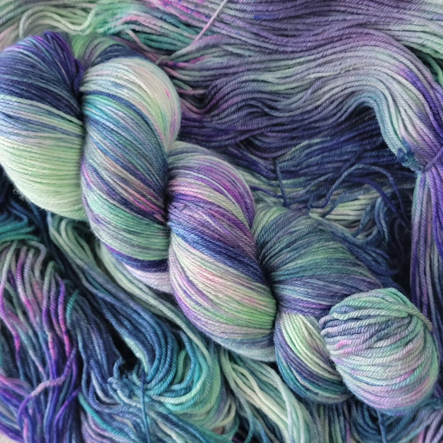 Hand Dyed Yarn - Northern Lights
