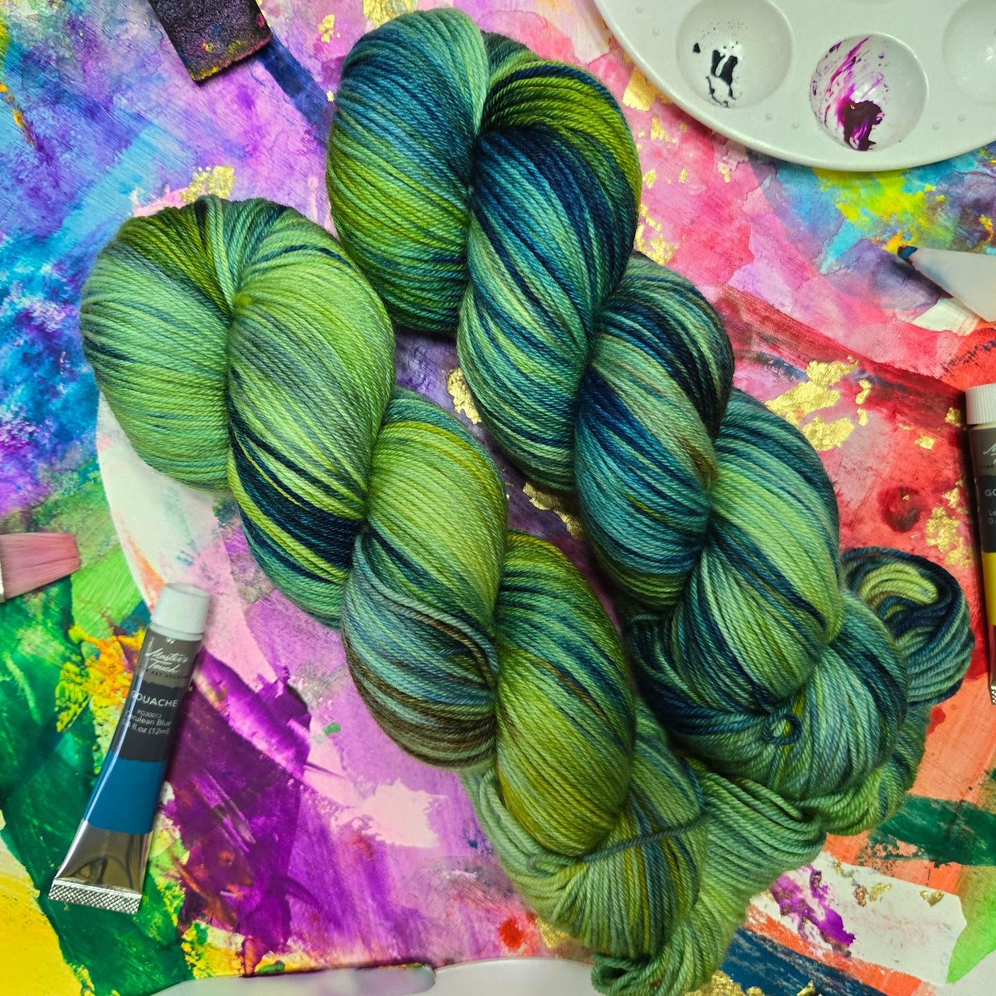 Hand Dyed Yarn - Starry Night