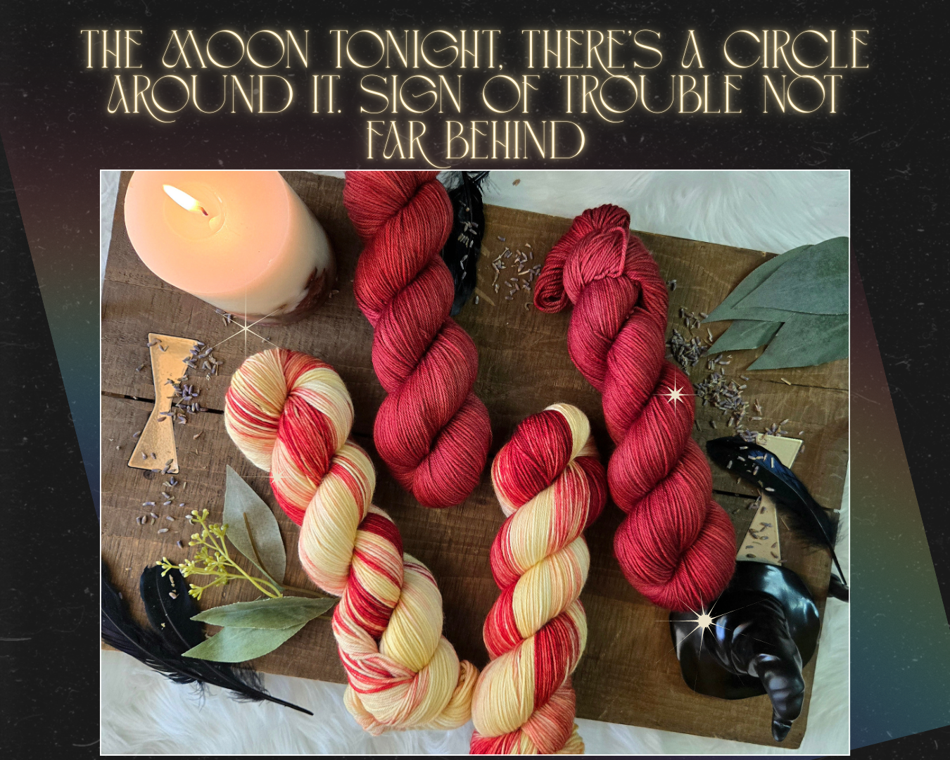 Hand Dyed Yarn & Fiber - Coven