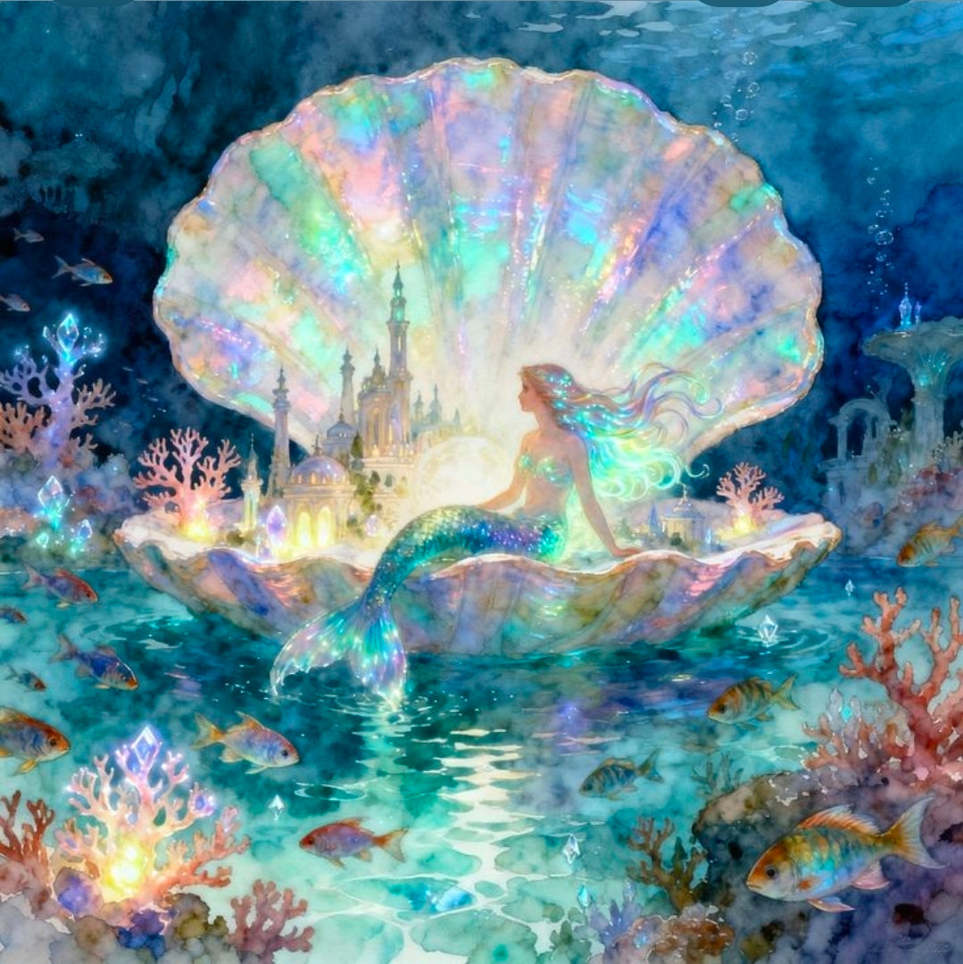 Hand Dyed Yarn & Fiber - Mermaid Cove