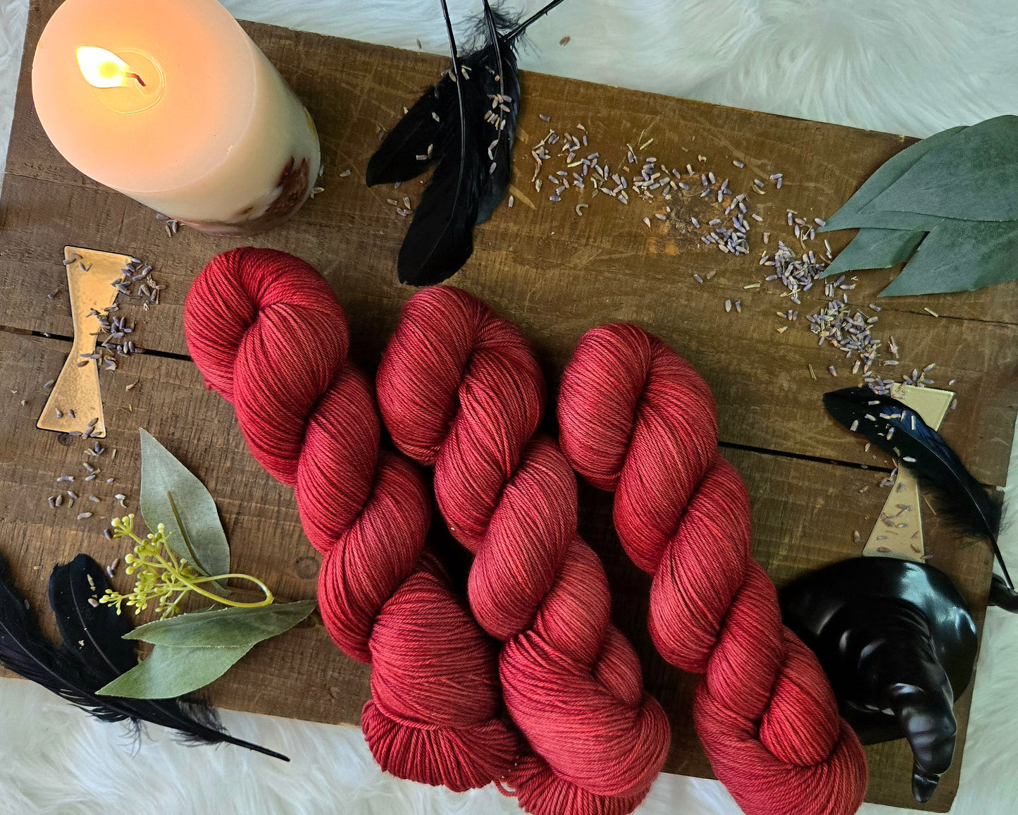 Hand Dyed Yarn & Fiber - Coven