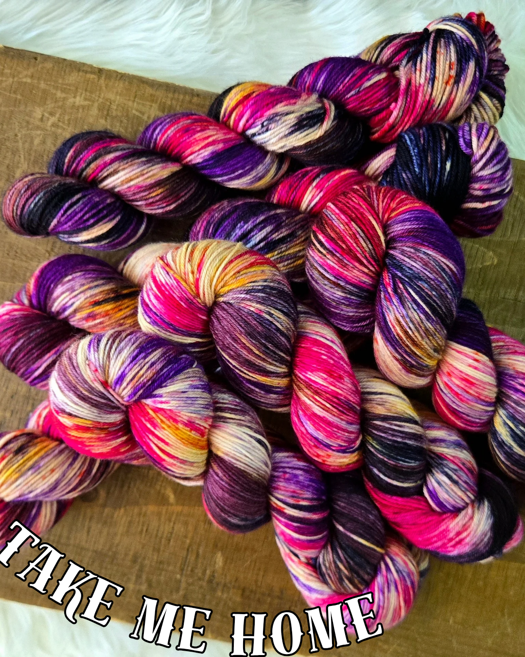 Hand Dyed Yarn & Fiber - Take Me Home