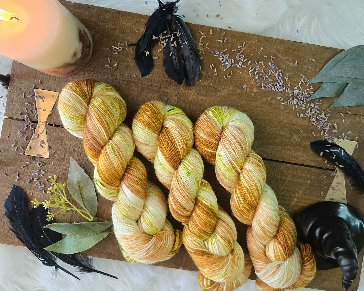 Hand Dyed Yarn & Fiber - Midnight Margaritas