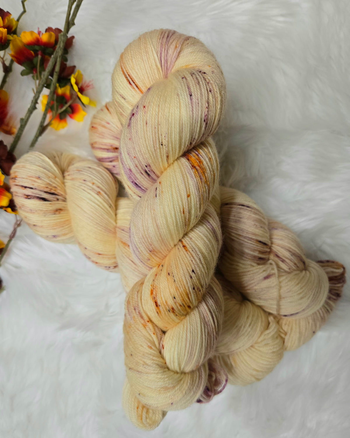 Hand Dyed Yarn & Fiber - Fallen Leaves