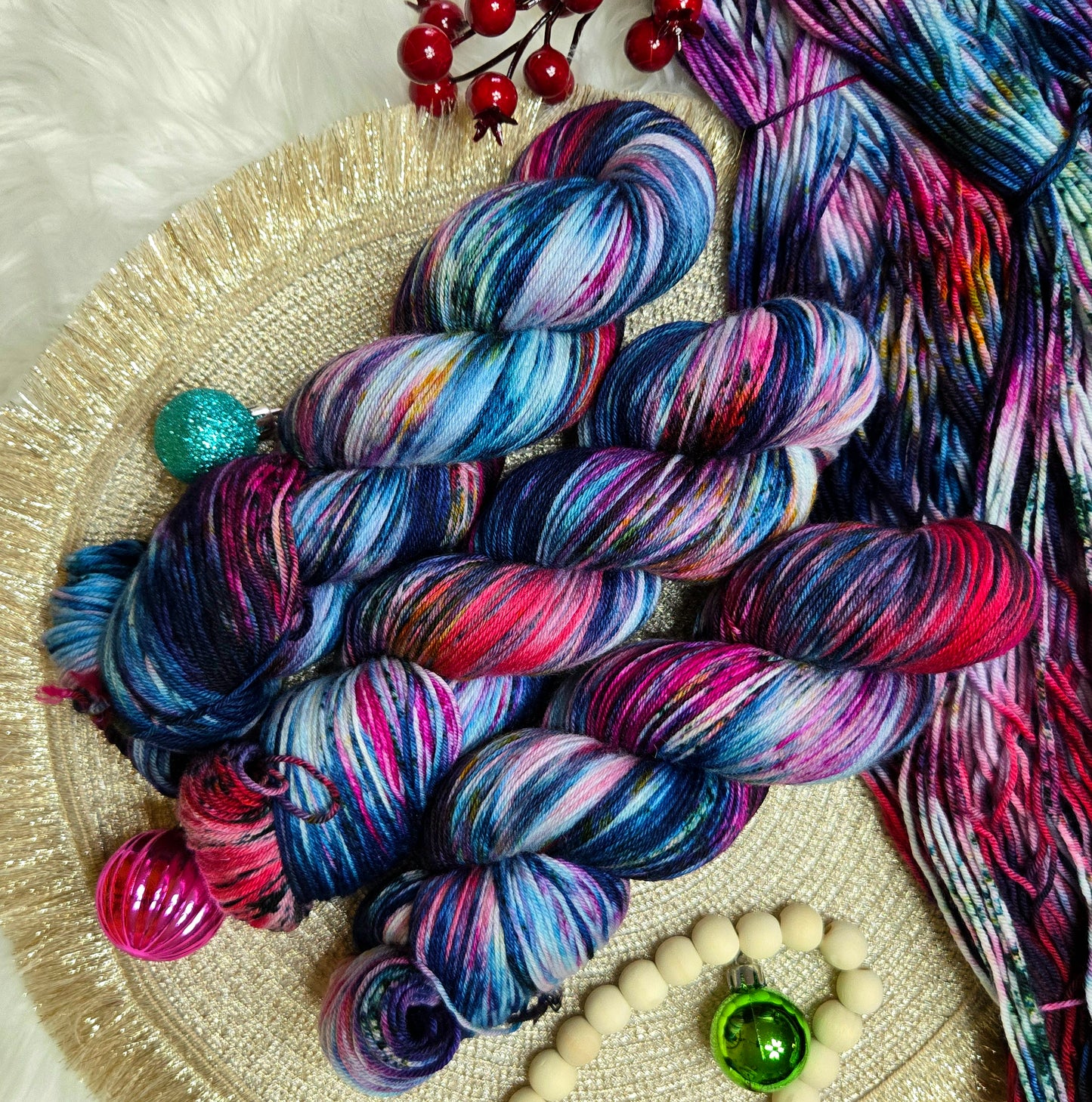 Hand Dyed Yarn - Merry & Bright