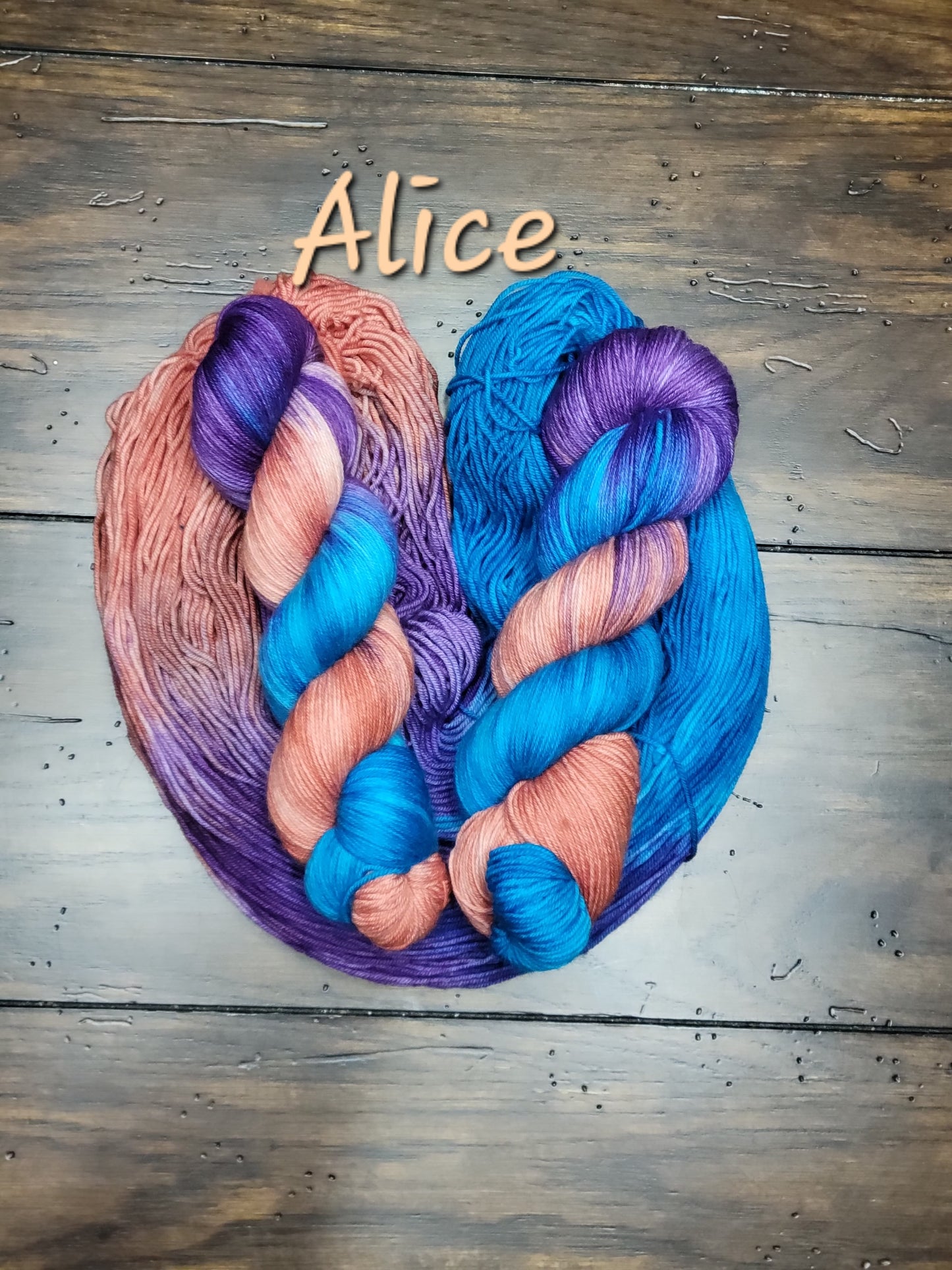 Hand Dyed Yarn - Alice