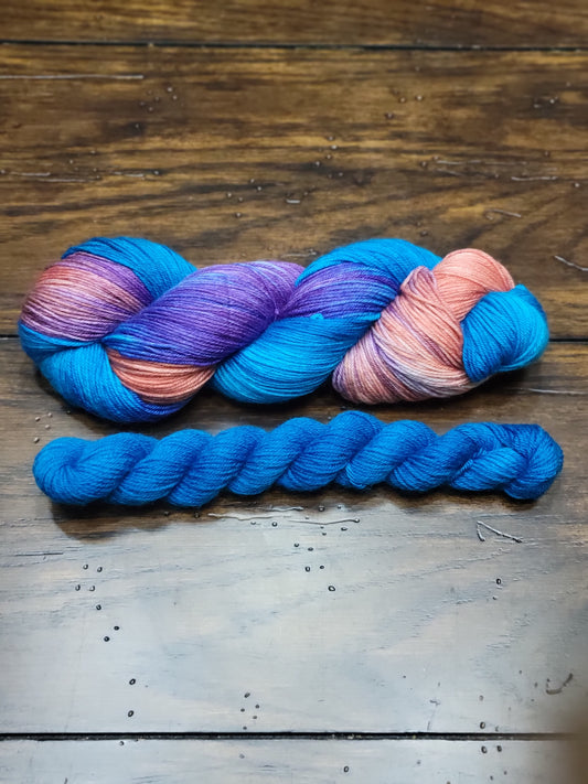Hand Dyed Yarn - Entirely Bonkers Sock Set - 120g