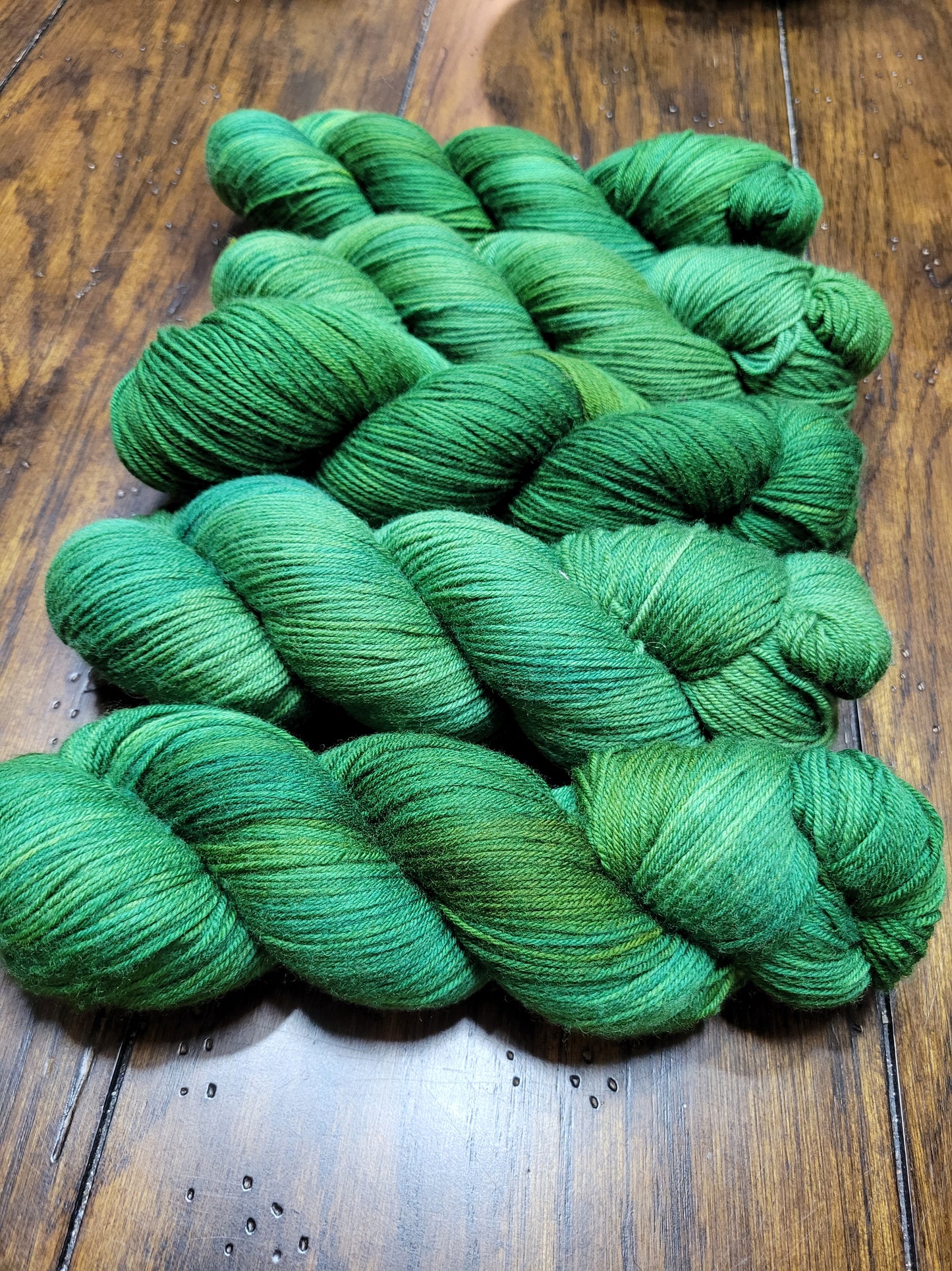 Hand Dyed Yarn - To Put it Bluntly, a Weed!
